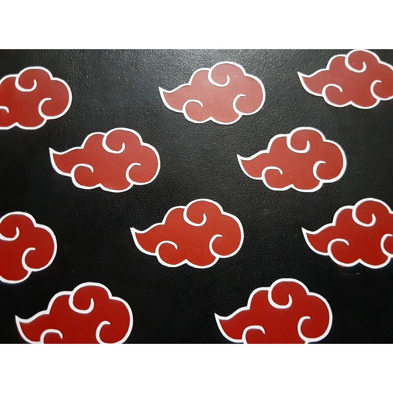 10 Pack Akatsuki Symbol Naruto Sticker Vinyl Decal Windows Waterproof!