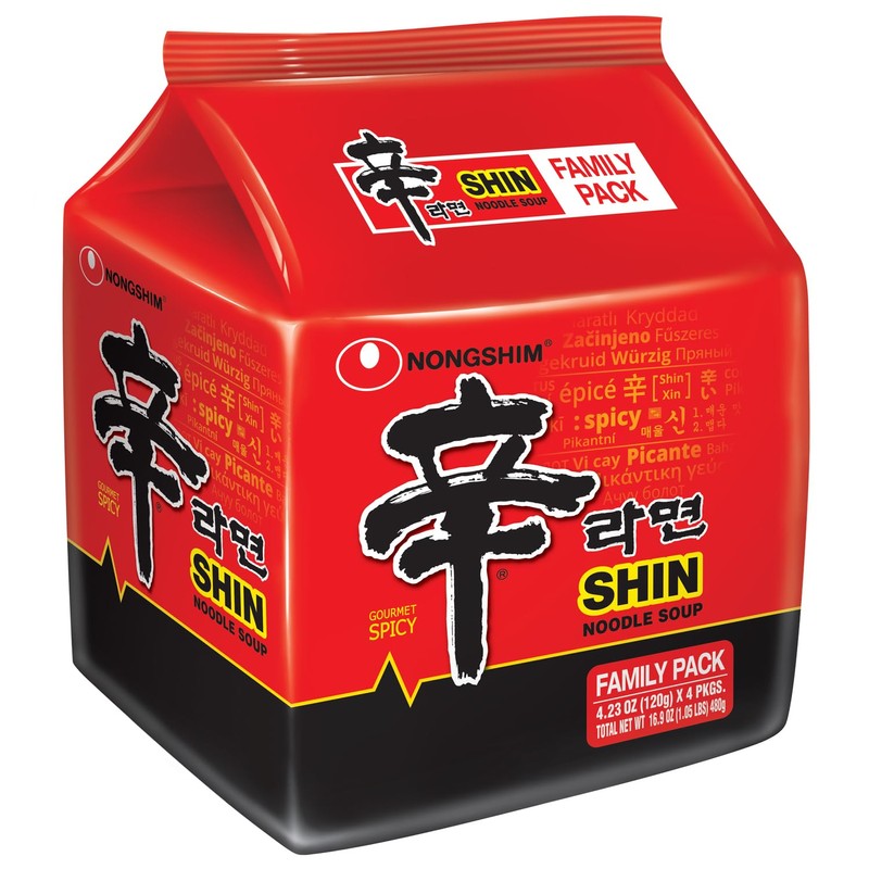 Nongshim Ramen Noodles, Gourmet Instant Ramen, Premium Microwavable Noodle Soup,