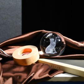 Cat Gifts for Women Crystal Ball
