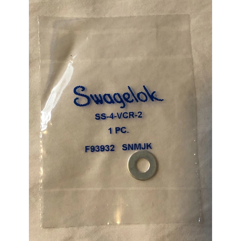 Swagelok SS-4-VCR-2 Face Seal Fitting, 1/4" Stainless Silver Pated (5ea)