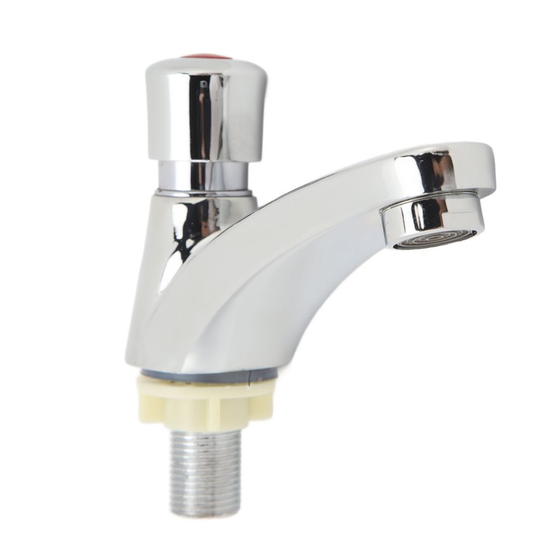 Time Delay Faucet Basin Tap Water Saving Self Closing Push
