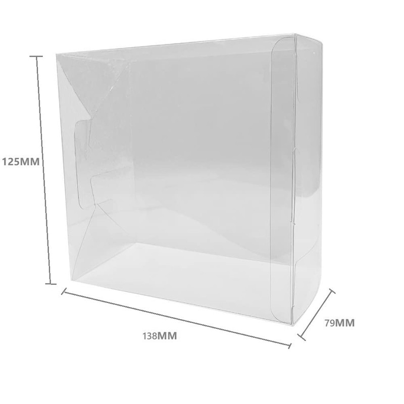 WICAREYO Pack of 10 Protective Case Clear Protective Box Display