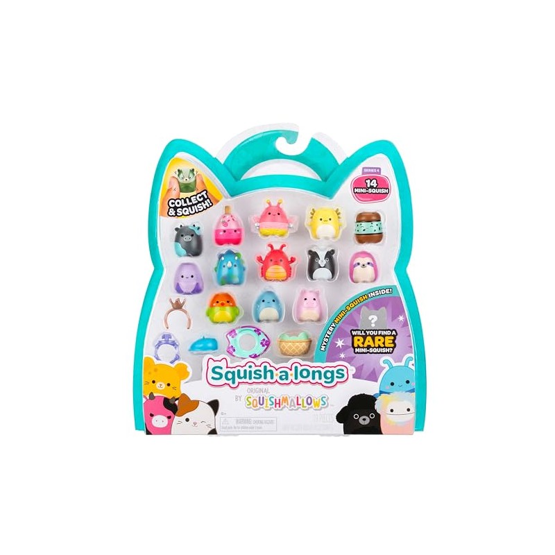 Squish-a-longs Mini-Squish Paquete de 14 (Onda 4, Estilo 2)