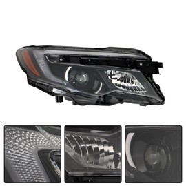 labwork Headlight Assembly Replacement for Honda Pilot Lx 2016-2018 Ridgeline 2017-2020 RH Right Passenger Side Halogen Headlamp 33100-TG7-A02