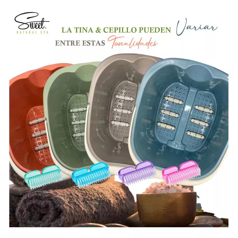 Sweet Natural Spa Kit De Spa Premium Pedicura & Manicura