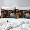 Feelyou German Shepherd Bedding Set 3D Animal Theme Duvet Cover