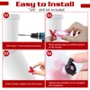 Chicken Waterer Nipples, 8 Pack Horizontal Side Mount Automatic Nipple