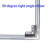 4 Packs Chain Link Fence Gate Corners, Aluminum Gate Corner