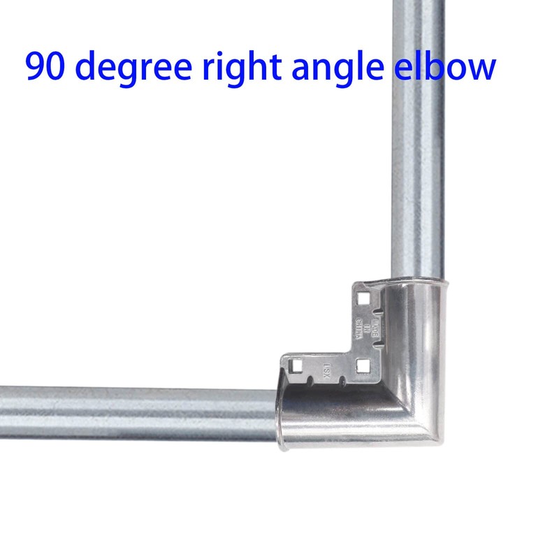 4 Packs Chain Link Fence Gate Corners, Aluminum Gate Corner