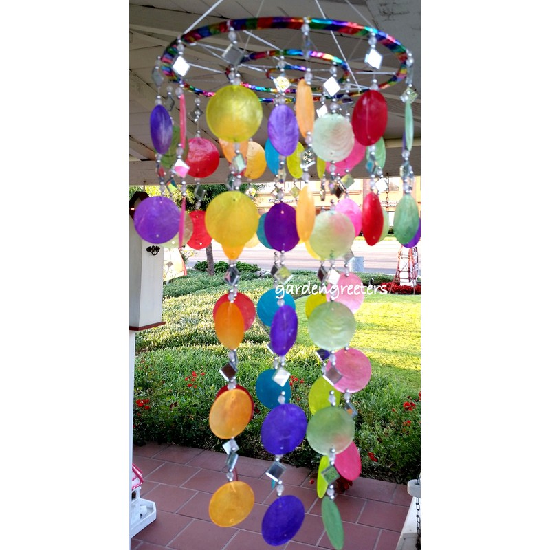 CAPIZ WINDCHIMES-Mixed Colors