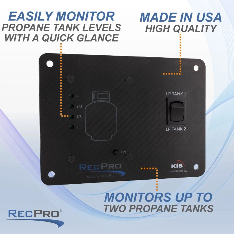 RecPro Dual Propane Tank Monitor