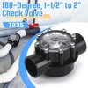 7235 Check Valve Replacement for Jandy 1-1/2-Inch to 2-Inch 180-Degree