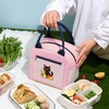 BJDAMAI Cat Bento Bag, Thermal Insulated Cooler Lunch Bento Tote