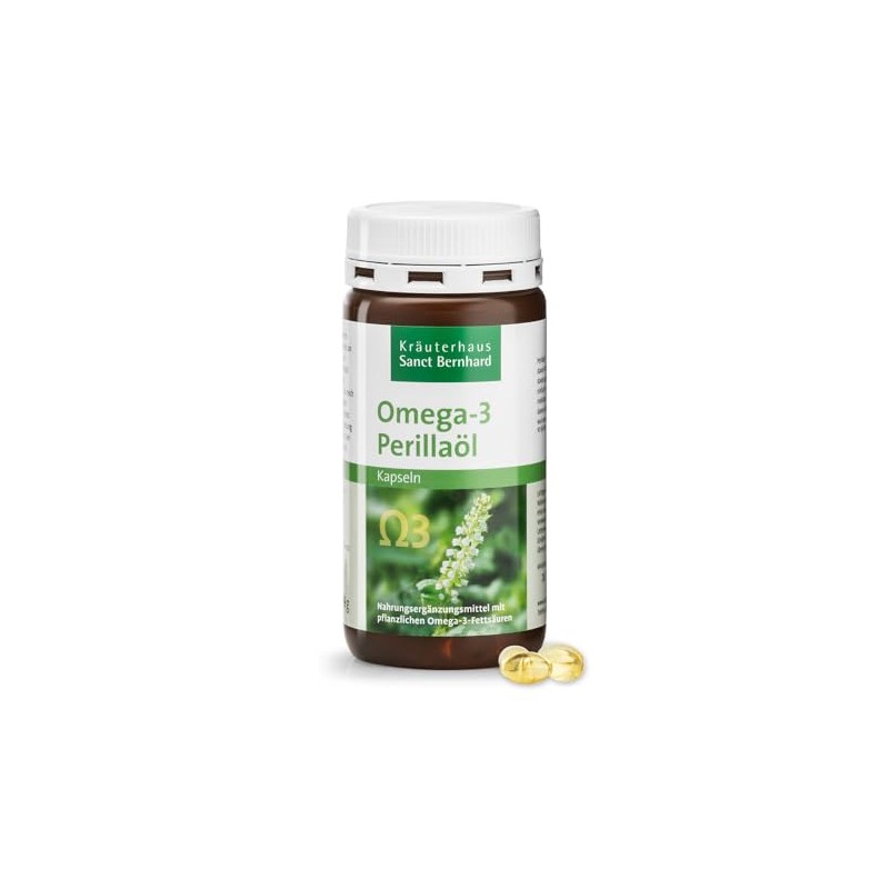 Sanct Bernhard Omega-3 Perilla Oil Capsules with Alpha Linolenic Acid
