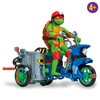 Turtles Mutant Mayhem - Motorcycle Sidecar and Raffaello Figure, Compatible