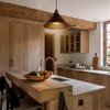 Lingkai 13.77" Farmhouse Pendant Light, Rustic Pendant Light Fixture Hanging