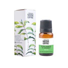 Bienestar NEEM ERFRE Aromaterapia Aceite Esencial 100% puro- Naturales para difusores y humidificadores (Citronela, 10 ml)