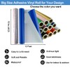 KISSWILL Permanent Vinyl Roll - 12" x 12 Feet Adhesive