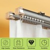 UFURMATE Curtain Hooks and Gliders Set, 100Pcs Stainless Steel S
