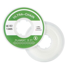 JMU Orthodontic Elastic Power Chain for Braces, 15Feet/ Roll, Continue, Clear