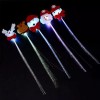 Rhappq 5pz Pinzas Pelo Con Luz Fibra Luminosa Accesorios De