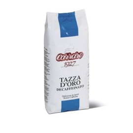 Carraro Tazza D'Oro Decaffeinated premium Coffee Beans 500gr -Tracked service