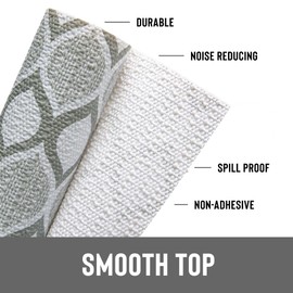 Con-Tact Brand Grip Prints Non-Adhesive Non-Slip Counter Top, Drawer/Shelf Liner, 12" x 20' (Savoy Stone)