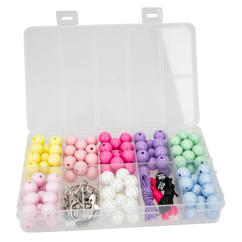 Depesche TOPModel 13161 DIY Key Ring Set, Beads in 8
