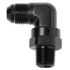 Podavelle 8AN Male Flare to 3/8 NPT Pipe Swivel 90
