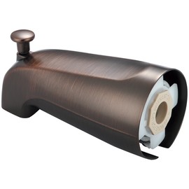Olympia Faucets OP-640018-ORB Combo Diverter Tub Spout, Oil Rubbed Bronze Finish