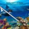 Alomejor Diving Pointer Stick Aluminium Alloy Scuba Diving Noise Maker