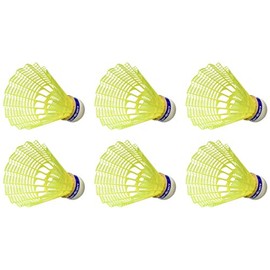 Carlton F1 -Ti Medium Speed Shuttlecocks, Yellow (Tube Of 6)