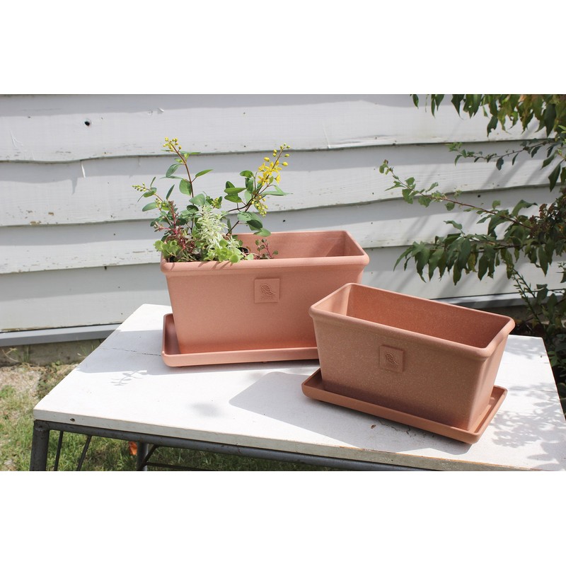 Hachimankasei Arble Eco Plate Rectangular BK 300 215110