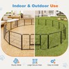 Sweetcrispy Dog Playpen Indoor - Pet Fence Exercise Pen for