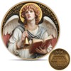 Archangel Gabriel Religious Challenge Coin with Prayer – 3D Angel