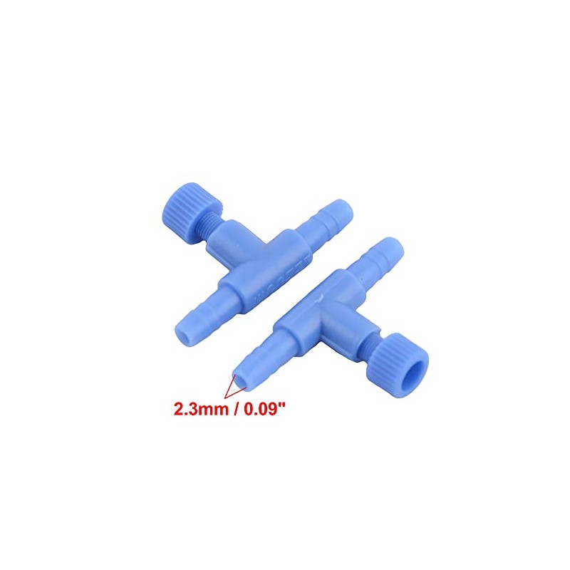 Sourcingmap T Shaped Fish Tank Aquarium Air Line Tubing Control