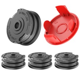 EVENLINKICS Thread spools for Bosch grass trimmer, compatible with Bosch grass trimmer spool, for Bosch grass trimmer replacement parts, replacement for original spools f016800351. (4 replacement