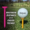 GoSports 3.25” Widemouth Tees Plastic Golf Tees, 60 Tee Player’s