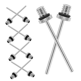 SEWACC 10pcs Original Inflation Needles for Basketball Football Multifunctional Pump Needles Durable Fast Inflation Sports Balls