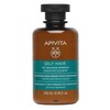 APIVITA OILY HAIR OIL BALANCE SHAMPOO WITH PEPPERMINT & PROPOLIS 250ML