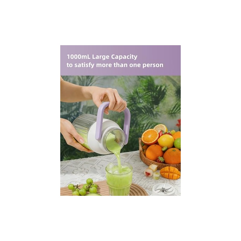 ZHENMI Portable Blender - On-the-Go Smoothie Maker