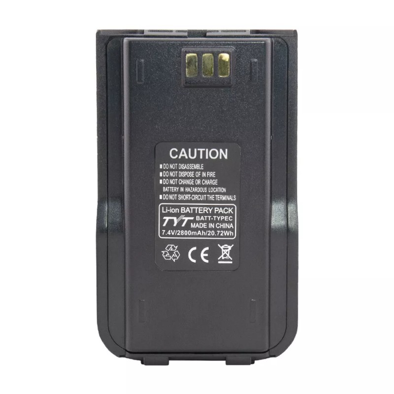 TYT Rechargeable Battery w/ USB-C For MD-380 / MD-UV380 Series