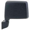 Fit System Driver Side Mirror for Suzuki Samurai, Black, Foldaway, Manual