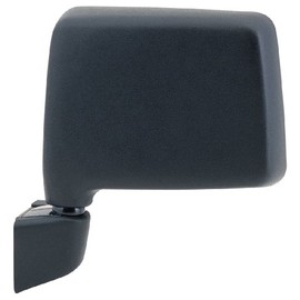 Fit System Driver Side Mirror for Suzuki Samurai, Black, Foldaway, Manual