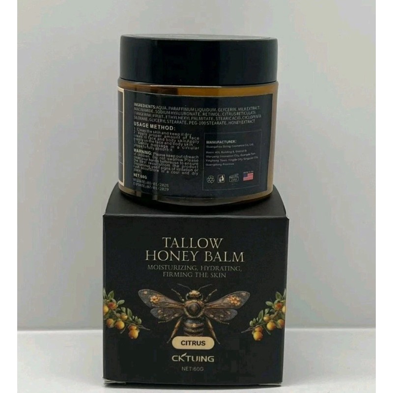 Marroomi Beef Tallow Balm with Raw Honey Exp 2029