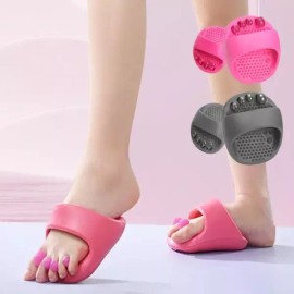 슬리퍼 /가자미근 밸런스 아치교정 스트레칭 실내화 핏업 앞꿈치 2color [그레이] Slippers / Flounder Balance Arch Correction Stretch Indoor Shoes Fit Up Forefoot 2 Colors [Gray]
