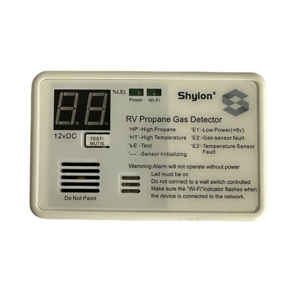 Unbranded Smart Propane Gas Detector Support 12V Suitable for Homes