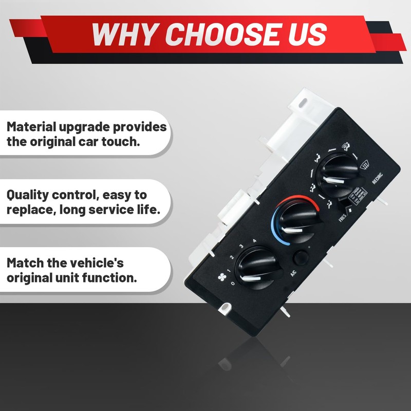 Upgraded AC Heater Climate Control Module Compatible with Mack Ch613