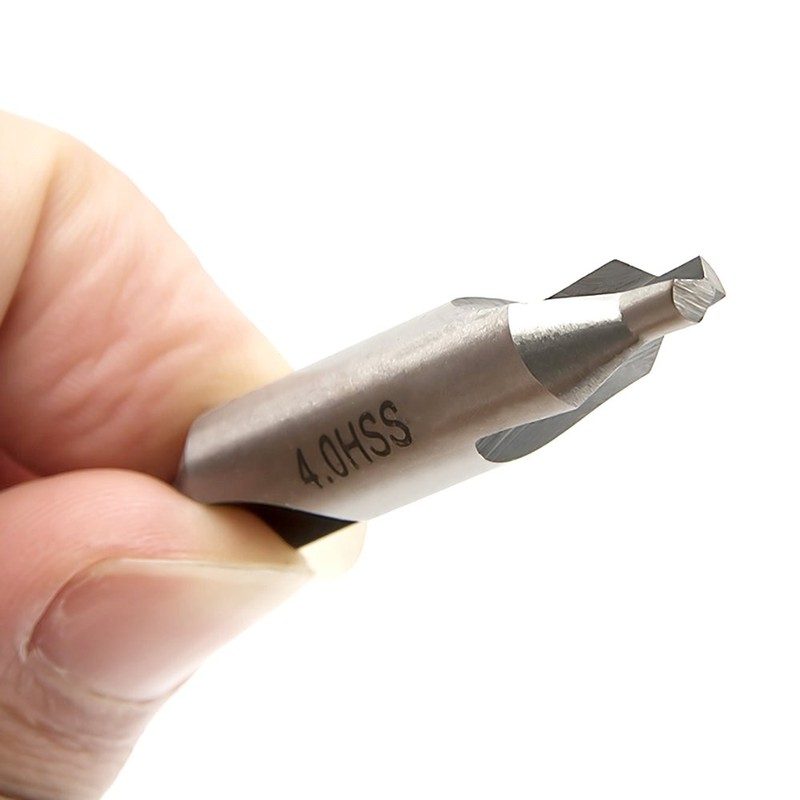 Malayas 5PCS HSS Lathe Mill Center Drill Countersink Bit Tooling