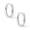 ALEXCRAFT 925 Silver Hoop Earrings Women's Small Chunky Hoop Earrings